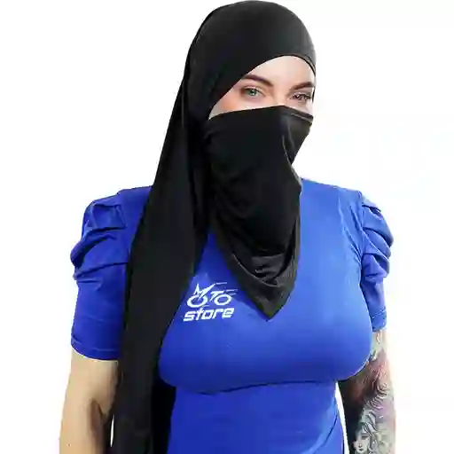 Cuello Cubre Cabello Niqab Hiyab Multiuso Largo Mujer Moto