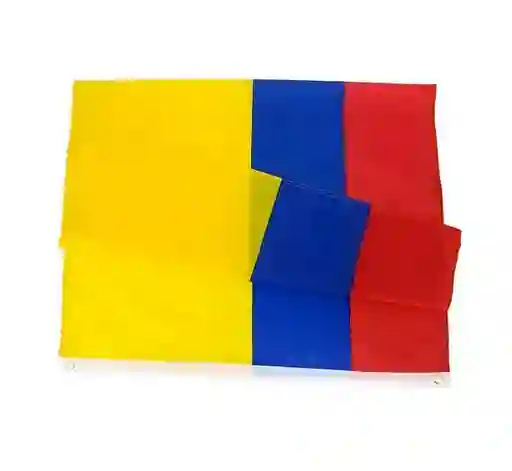 Futbol Bandera De Colombia En Tela De 1.50 X 1 Metro