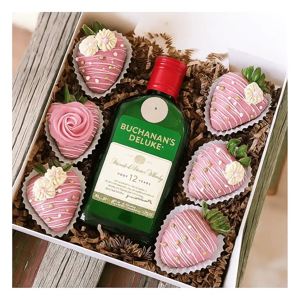 Buchanan’s + 6 Fresas Con Chocolate