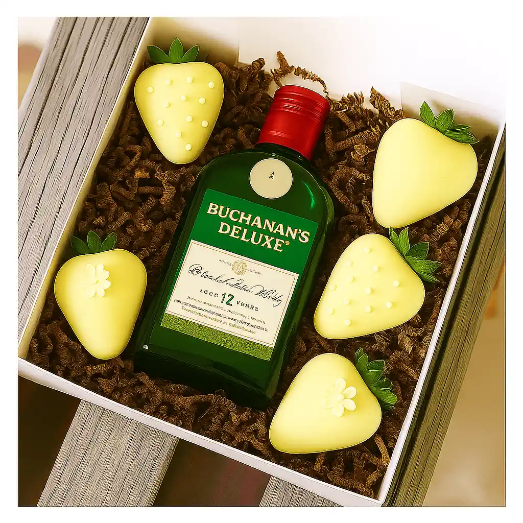 Buchanan’s + 4 Fresas Con Chocolate