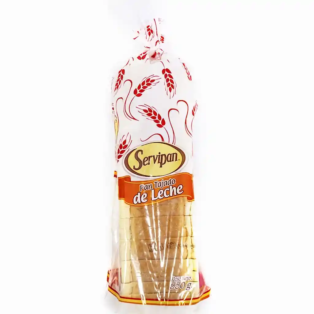 Servipan Pan Tajado Leche