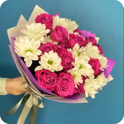 Bouquet De Rosas + Margaritas