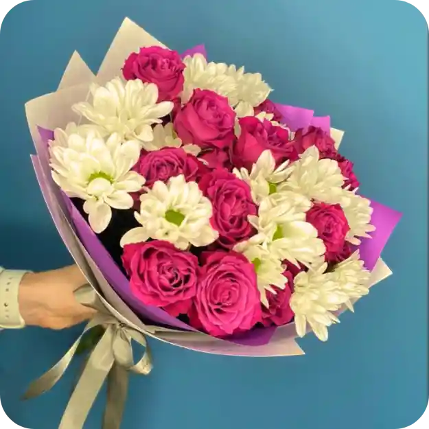 Bouquet De Rosas + Margaritas