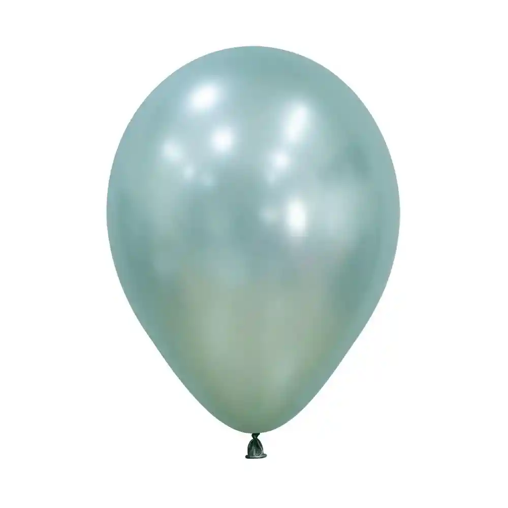 Globos R12 Sempertex Silk Verde Menta X 10 Und