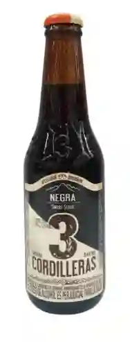 3 Cordilleras Negra Botella 300ml