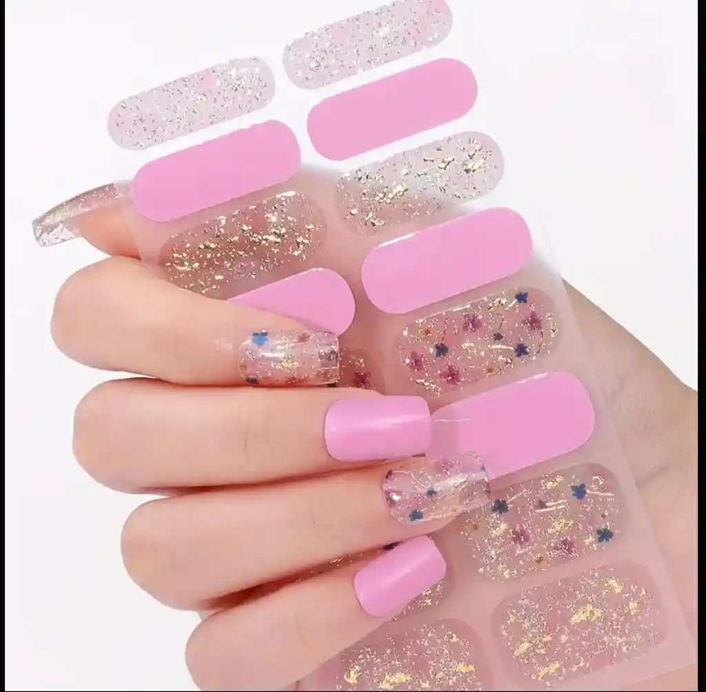 Stickers Para Uñas 💅 Manicure Fácil Y Rápido – 1 A 2 Semanas 💅 Manicure Al Instante ✨ Fácil De Aplicar Y Retirar. Duran 1 A 2 Semanas, Protegen Tu Uña Y Vienen En Diseños Modernos 💖