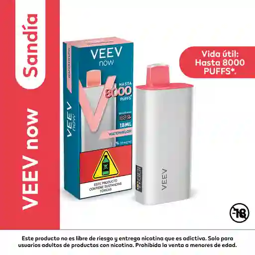 Vape Veev Now Sandía 8000 Puffs