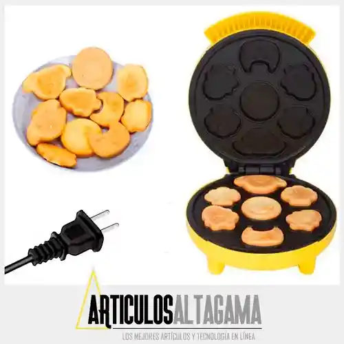 Mini Maquina De Figuras Infantiles Waflera Y Pancakes - 110v Electrica