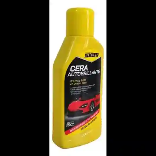 Cera Brilladora Carro Polichado Limpiador Protector De Pintura 500ml