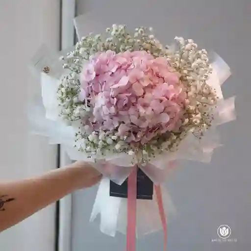Bouquet Hortensias