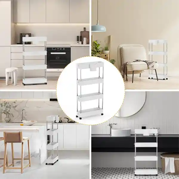 Carrito De Cocina Carrito Auxiliar De 4 Niveles