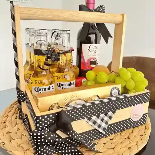 Ancheta Frutal /licor: Coronita Y Gato Negro