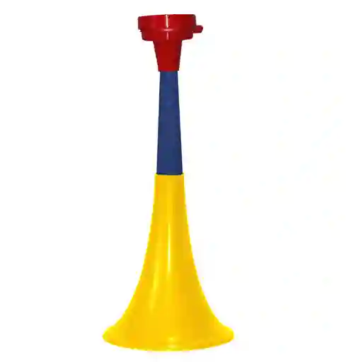 Bubucela Vuvuzela Pequeña Color Amarillo Azul Y Rojo Para Celebracion De Fiestas De La Seleccion Colombia