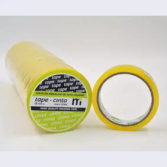 Cinta De Oficina De 18 Mm X 50 Metros X Docena
