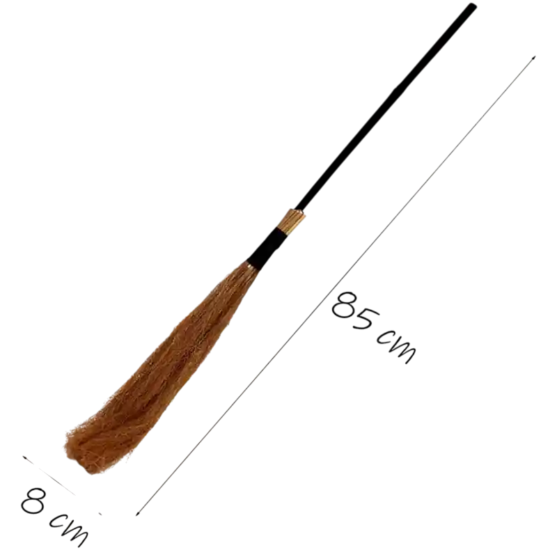 Escoba Voladora Bruja Halloween 85cm Accesorio Disfraz