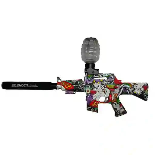 Pistola De Juguete M4 Con Silenciador Y Granada Infantil