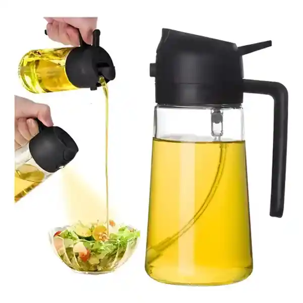 Dispensador De Aceite Y Atomizador 2 En 1 Pulverizador Spray