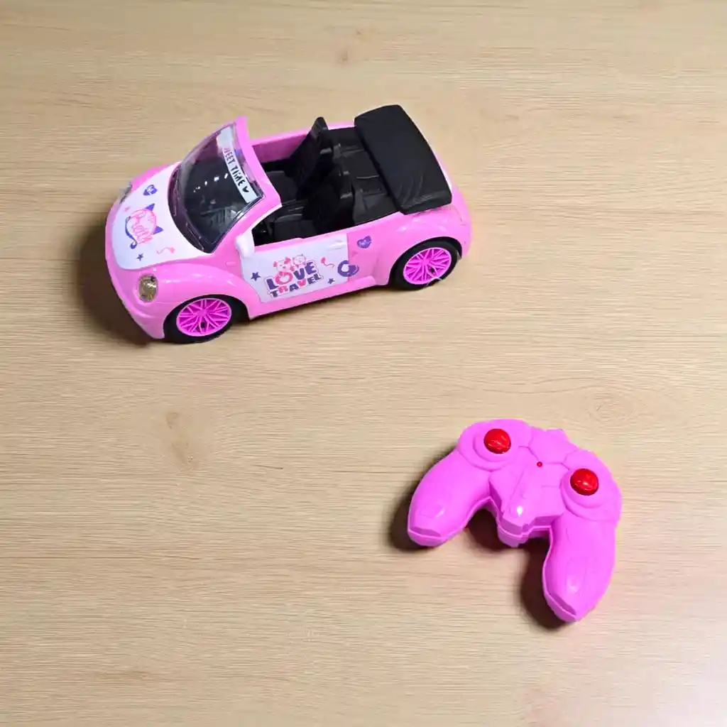Juguete Carro A Control Remoto Para Niña Auto Deportivo