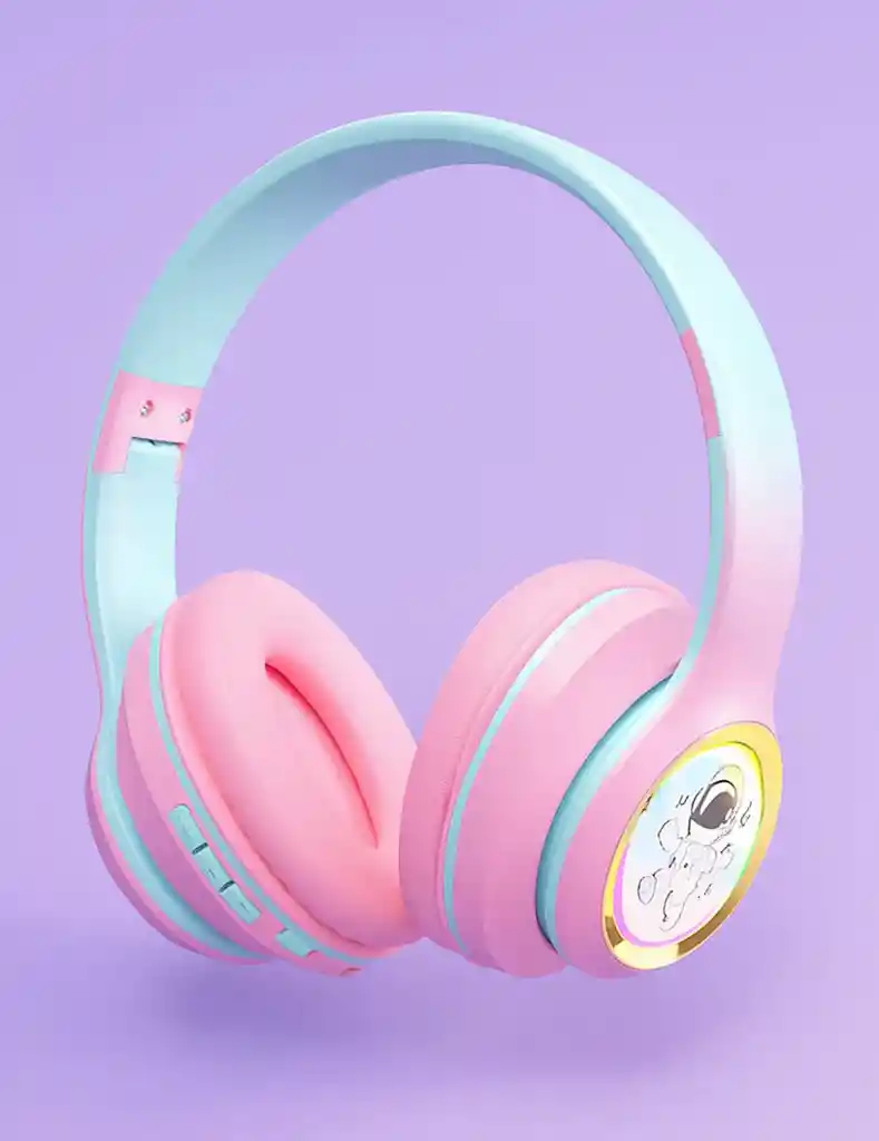 Diadema Bluetooth Inalámbrica Con Diseño De Astronauta – Sonido Estéreo Y Luces Led