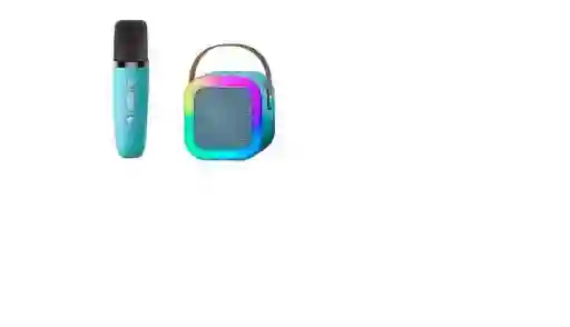 Parlante Karaoke Niños Bluetooth Microfono Cuadrado