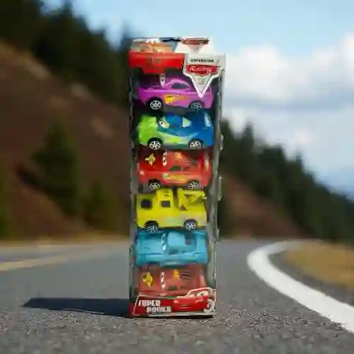 Juguete Colección De 6 Carritos Cars Coleccionables De Impulso