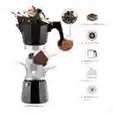 Cafetera Italiana Moka 6 Tazas Espresso 300 Ml