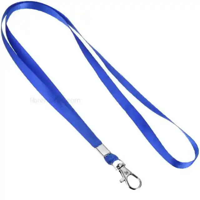 Cordon De Carnet Azul Rey