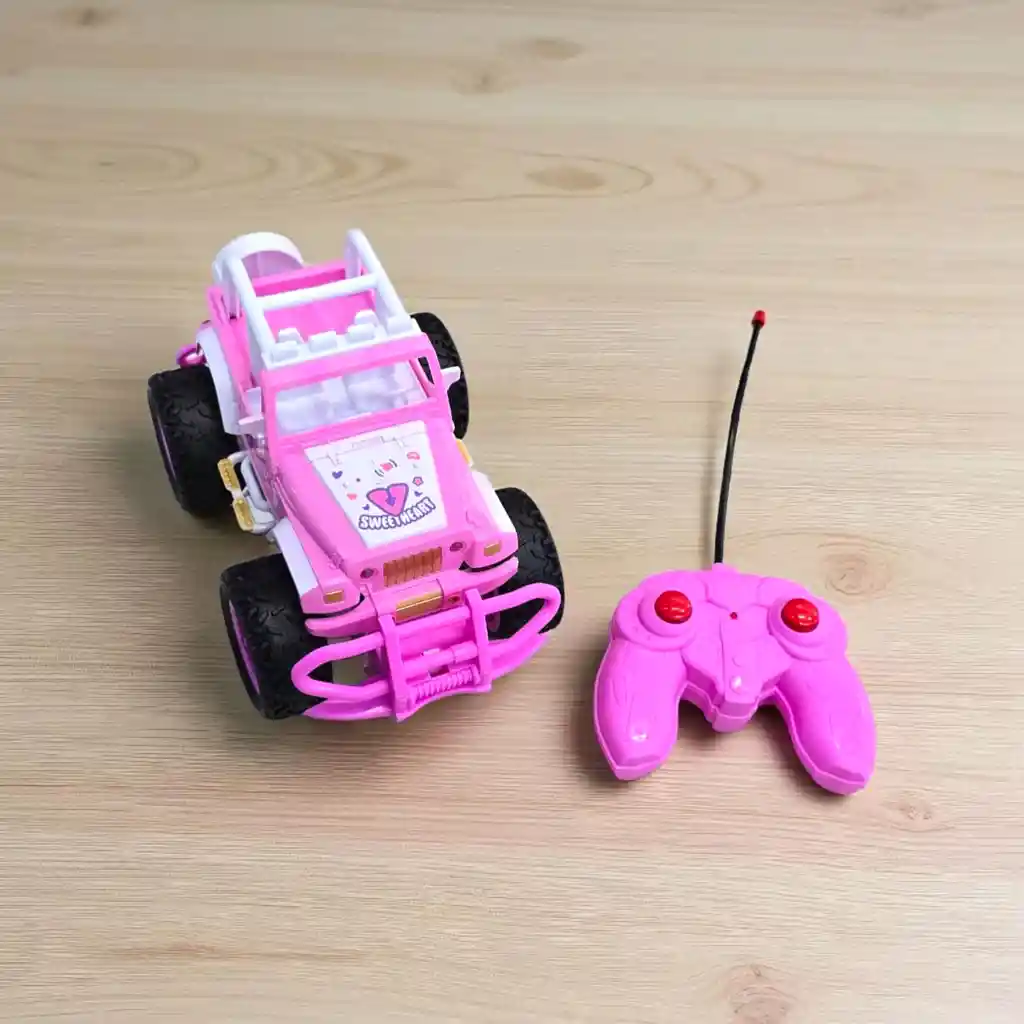 Juguete Carro A Control Remoto Para Niña Todo Terreno