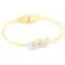 Pulsera Cisnes Encantados En Acero Inoxidable - Blanco