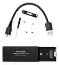 Caja Externa Case Disco Ssd M2 A Usb 3.0 + Cable + Atornilla Negro