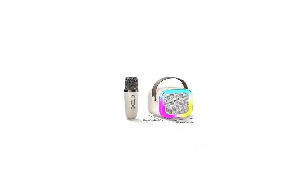 Parlante Karaoke Niños Bluetooth Microfono Cuadrado
