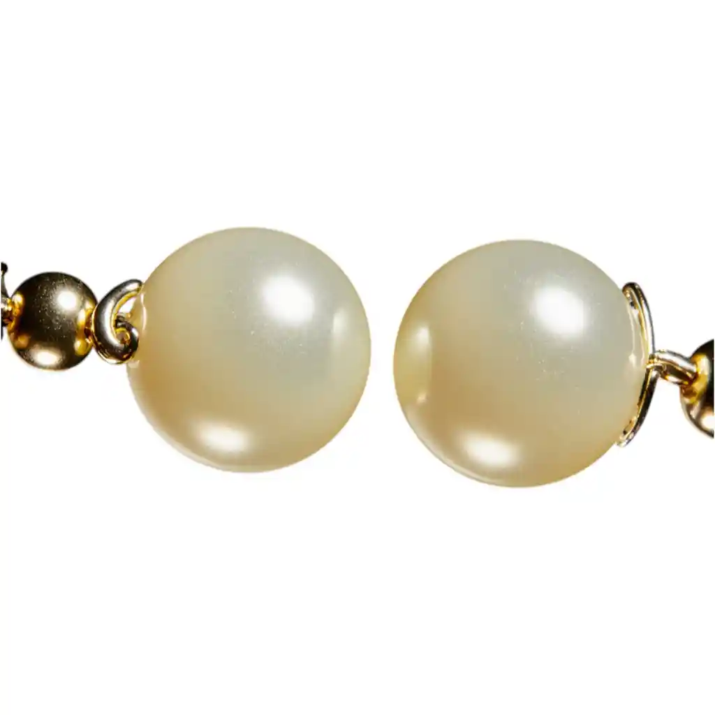 Collar Y Aretes 3 En 1 Perlas Eternas Color Dorado Fi | D1 21-0090964