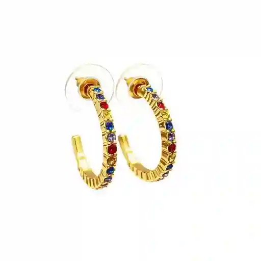 Aretes Abstractos Arcoiris Multicolor - A2 21-0093410