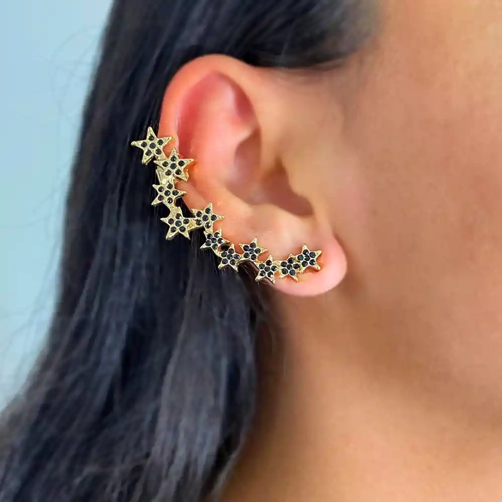 Arete Earcuff Destello Infinito Color Dorado - A2 21-0086512