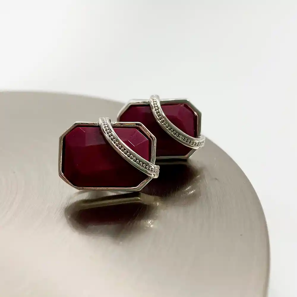 Aretes Fashion Color Vinotinto - Vino A2 21-0079015