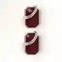 Aretes Fashion Color Vinotinto - Vino A2 21-0079015