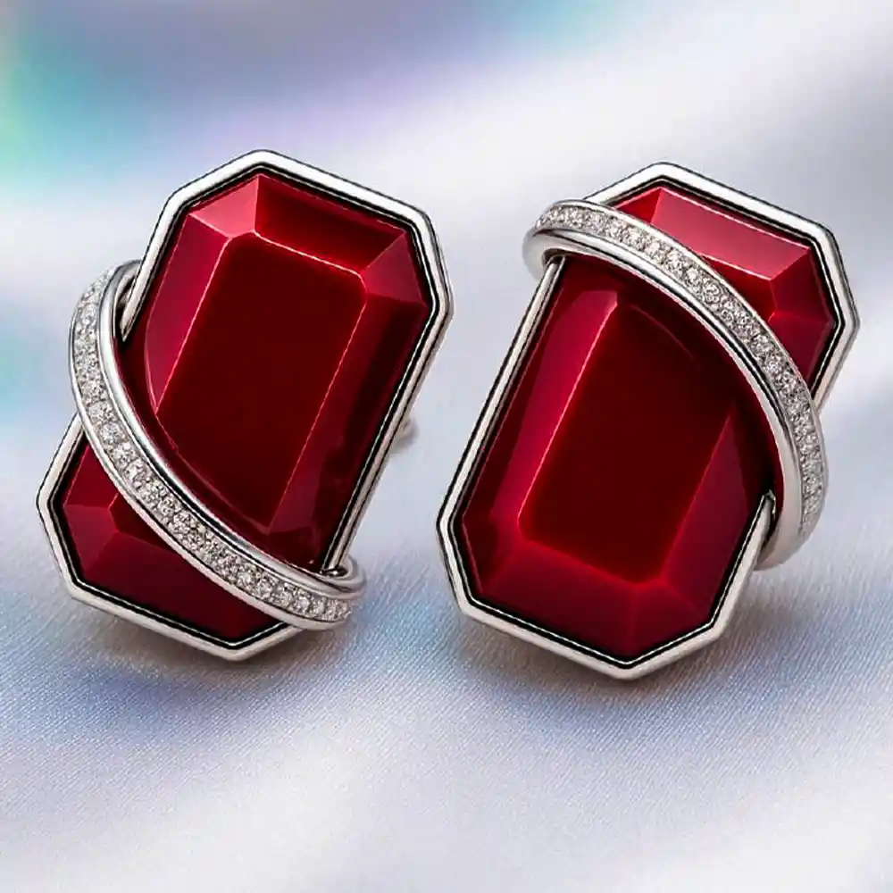 Aretes Fashion Color Vinotinto - Vino A2 21-0079015