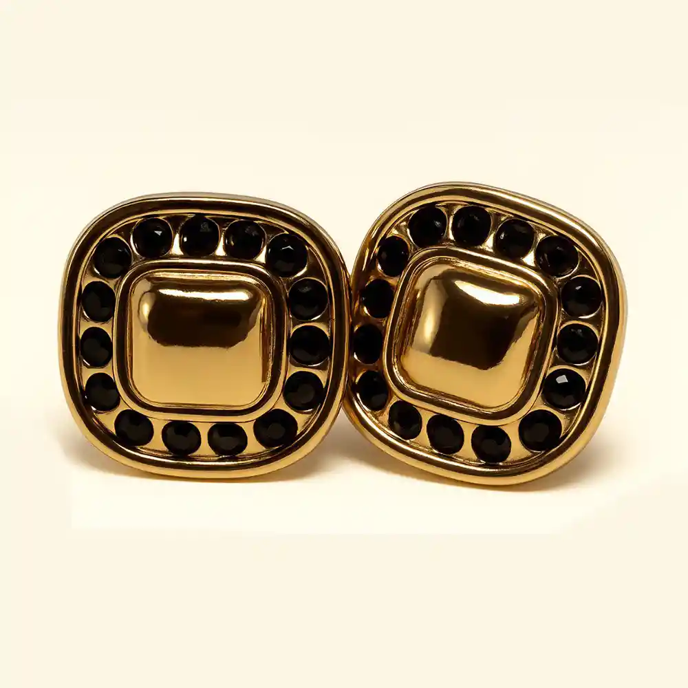 Aretes Brillo Salvaje Leopard Color Dorado - Are | A2 21-0076390