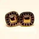 Aretes Brillo Salvaje Leopard Color Dorado - Are | A2 21-0076390