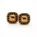 Aretes Brillo Salvaje Leopard Color Dorado - Are | A2 21-0076390
