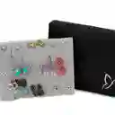 Aretes Fantasy Doce Brillos Set Love Garden Multicolor X12 - B1 21-0070730