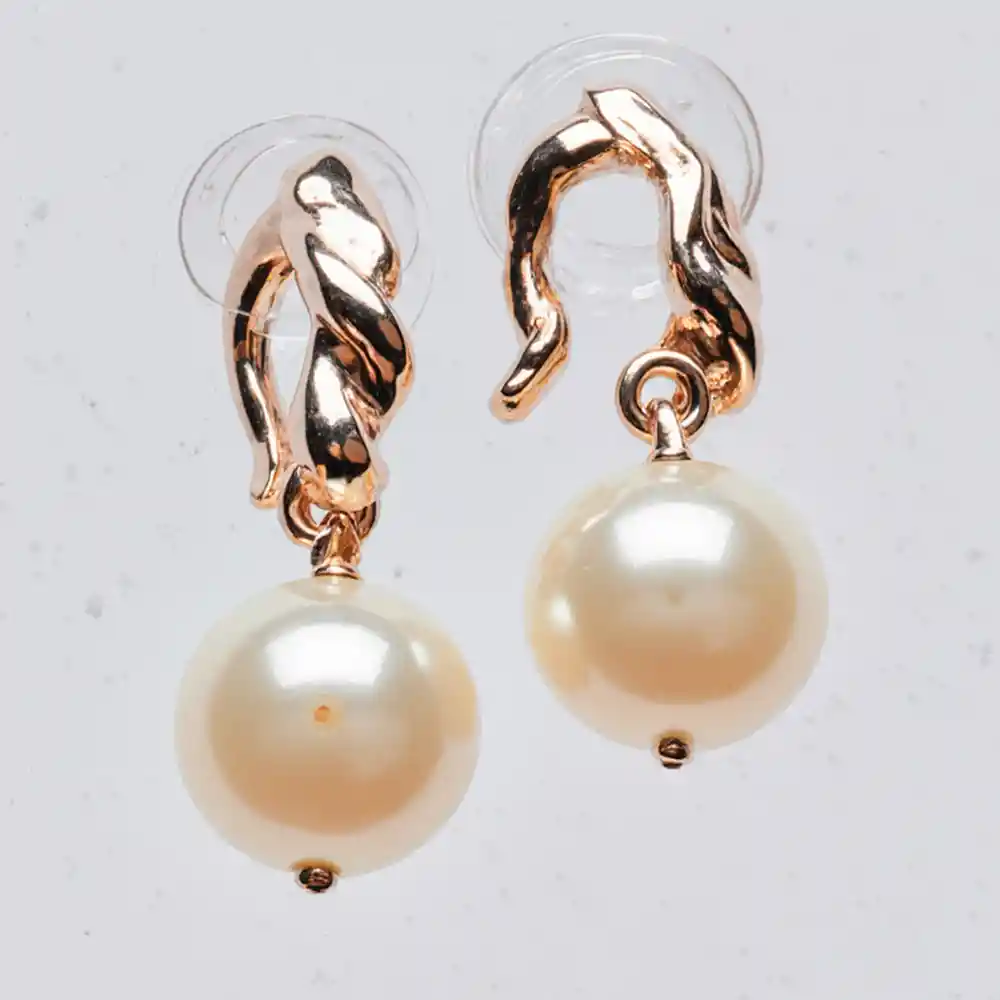 Aretes Elegantes Set X4 Brillo Eterno Color Dorado - B2 21-0085127