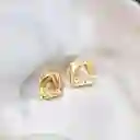 Aretes Elegantes Set X4 Brillo Eterno Color Dorado - B2 21-0085127