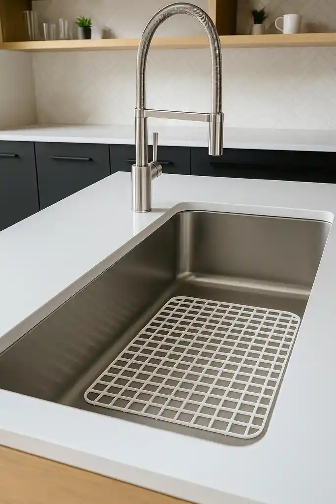 Rejilla Lavaplatos Blanco Individual Protección Loza Vanyplas