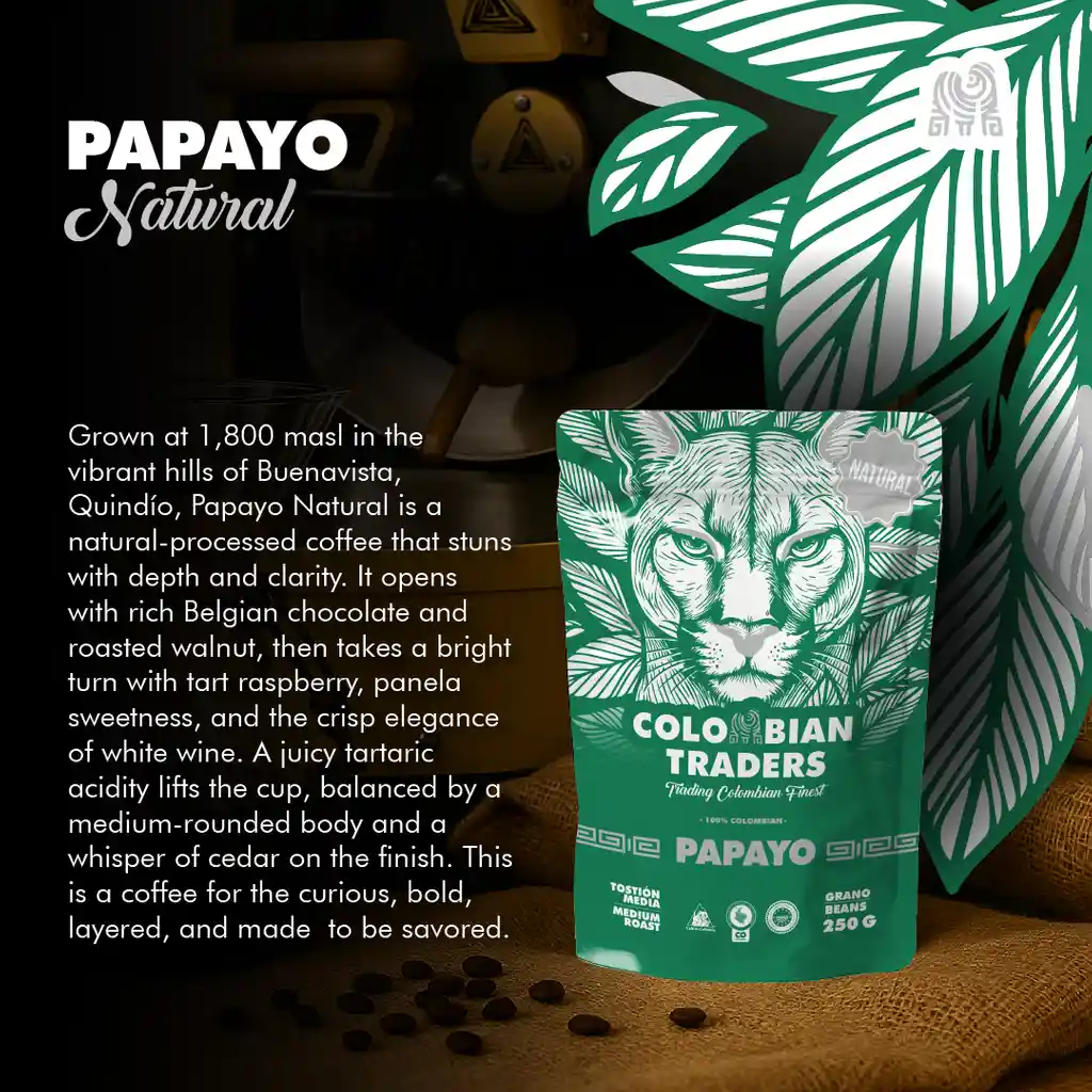 Papayo Natural Grano 250g