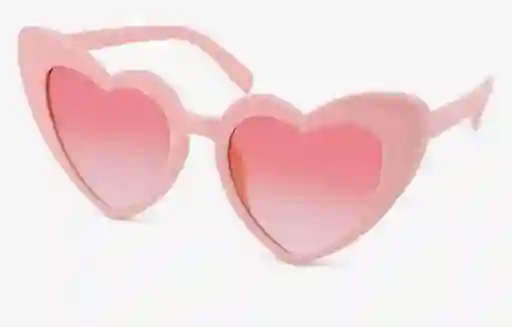 Lentes Corazon Rosa Rosa Barbie