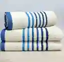 Toalla Hotelera 550 Gramos 70*1,30cm Fina - Blanca - Gris