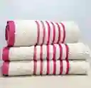 Toalla Hotelera 550 Gramos 70*1,30cm Fina - Blanca - Gris