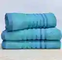 Toalla Hotelera 550 Gramos 70*1,30cm Fina - Blanca - Gris