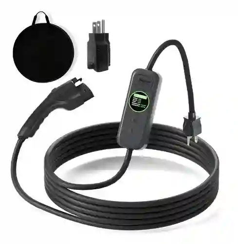 Cargador Portatil Nivel 1 Y 2 Carro Eléctrico 16a 110-240 V